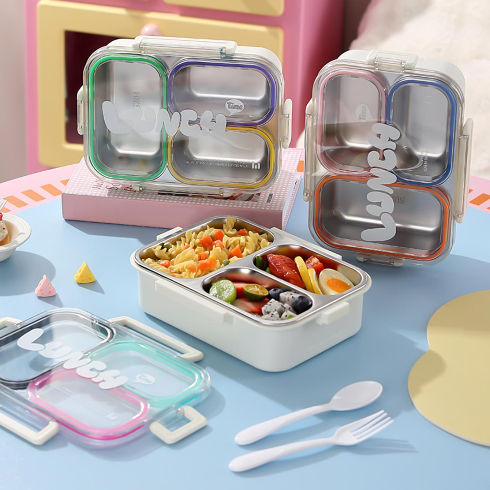 Food Storage Meals - صندوق غداء من الفولاذ المقاوم للصدأ