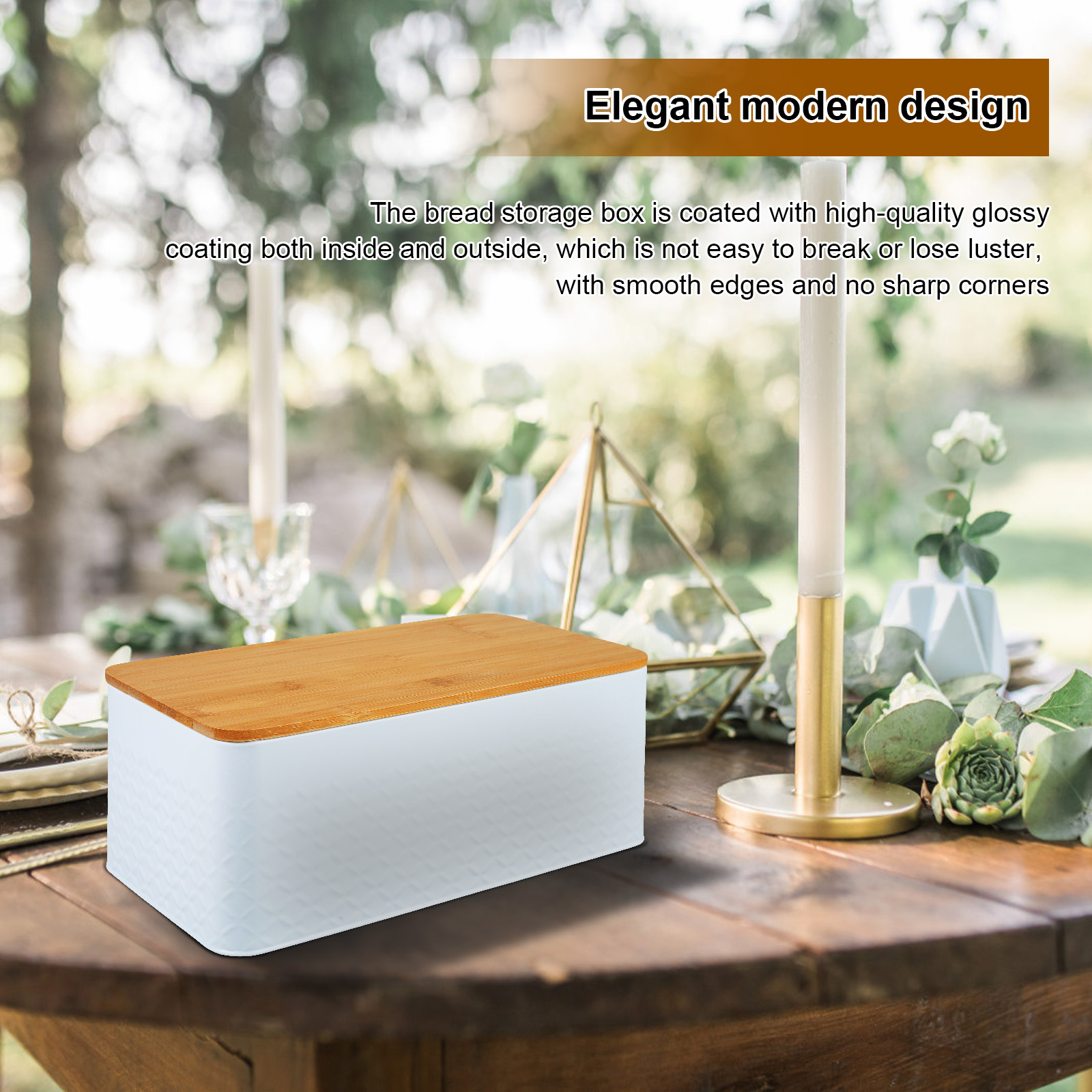 صندوق خبز مع غطاء من الخيزران  - مراجعة Food Storage Oven Safe وسعره