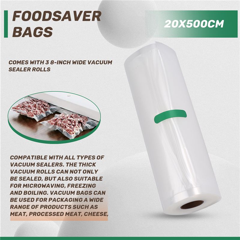 أكياس تفريغ الهواء ABVJ - 3 عب - مراجعة Food Storage Bag وسعره