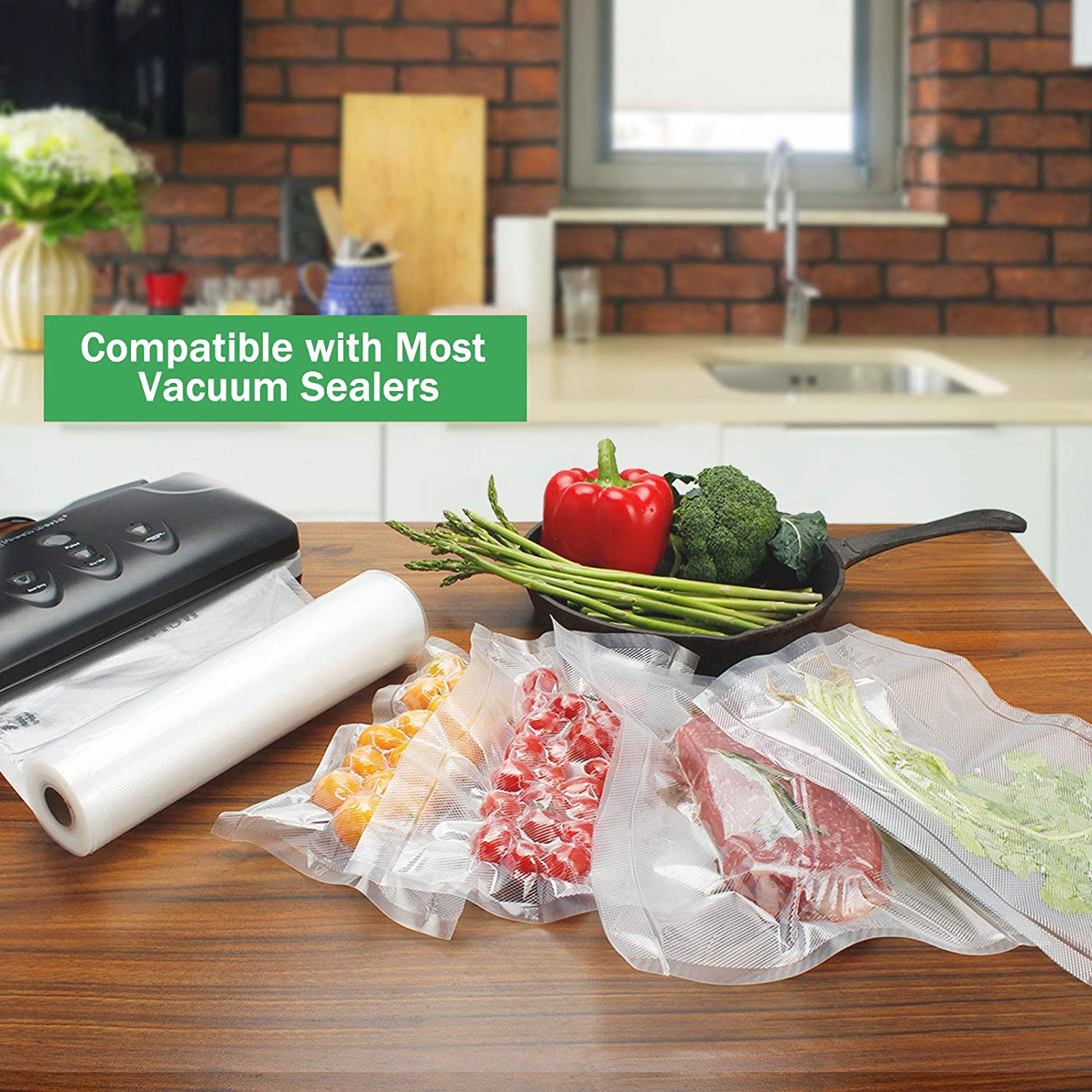 أكياس مكنسة كهربائية للأغذية أ - مراجعة Food Storage Bag وسعره