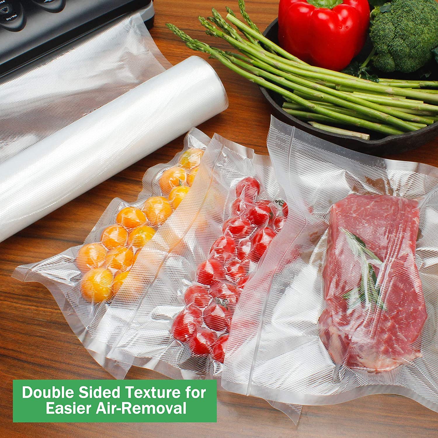 أكياس مكنسة كهربائية للأغذية أ - مراجعة Food Storage Bag وسعره