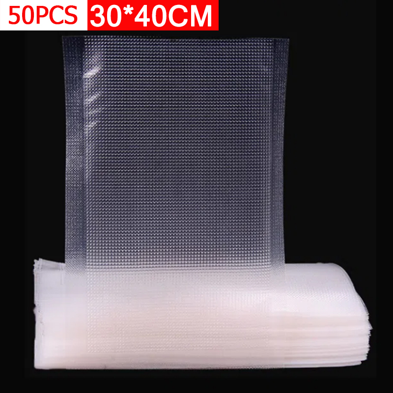 50 قطعة أكياس تفريغ الهواء مزخ - مراجعة Food Storage Bag وسعره